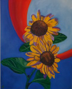 Sonnenblume 9 | 80x100 cm